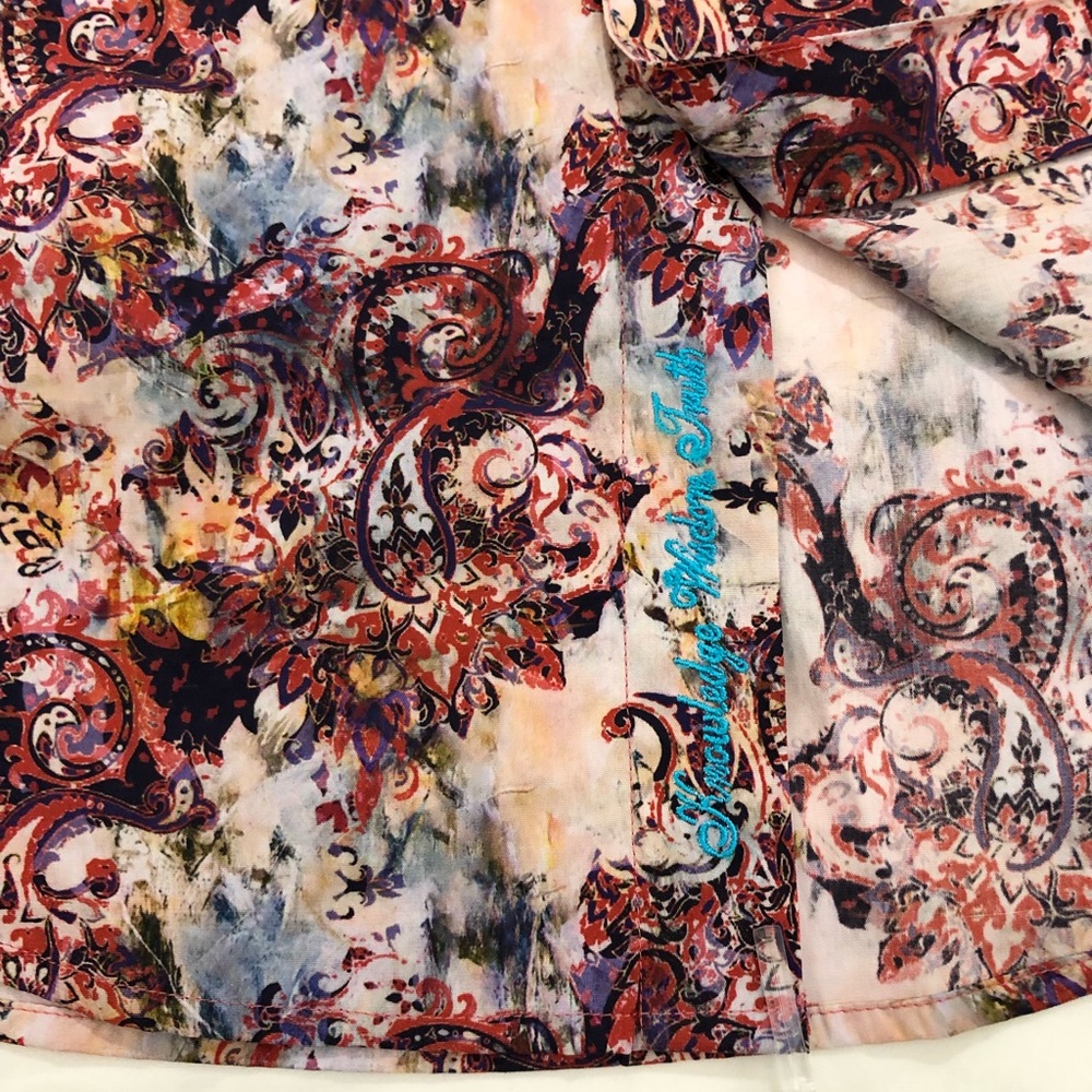 Robert Graham Entrainer Multi Colored NWT Sz Small - Picture 5 of 8